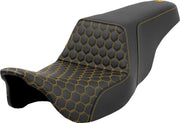 Saddlemen Honeycomb Step-up Seat - For Harley Davidson
