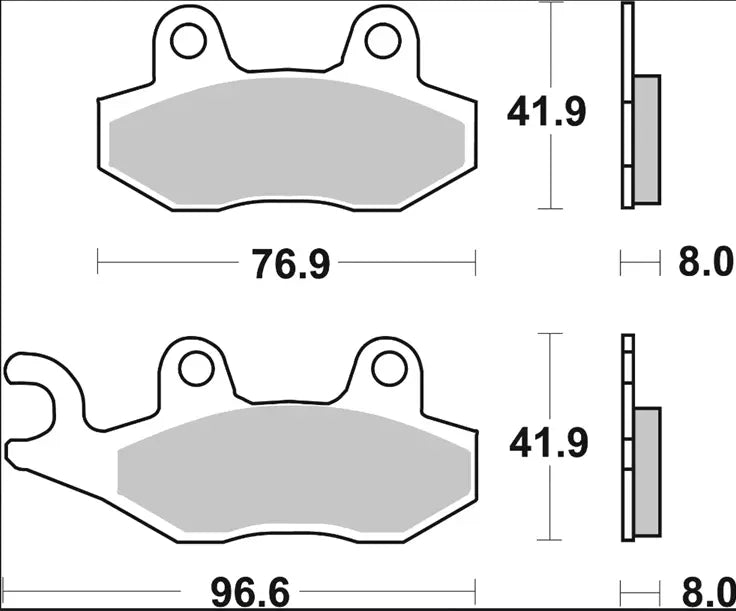 Brembo Sp Prime Line Sintered Metal Brake Pad Set
