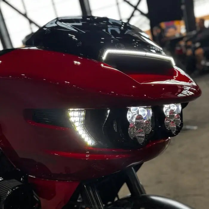 Custom Dynamics Shark Demon 2 Headlight Kit Gloss Black LED