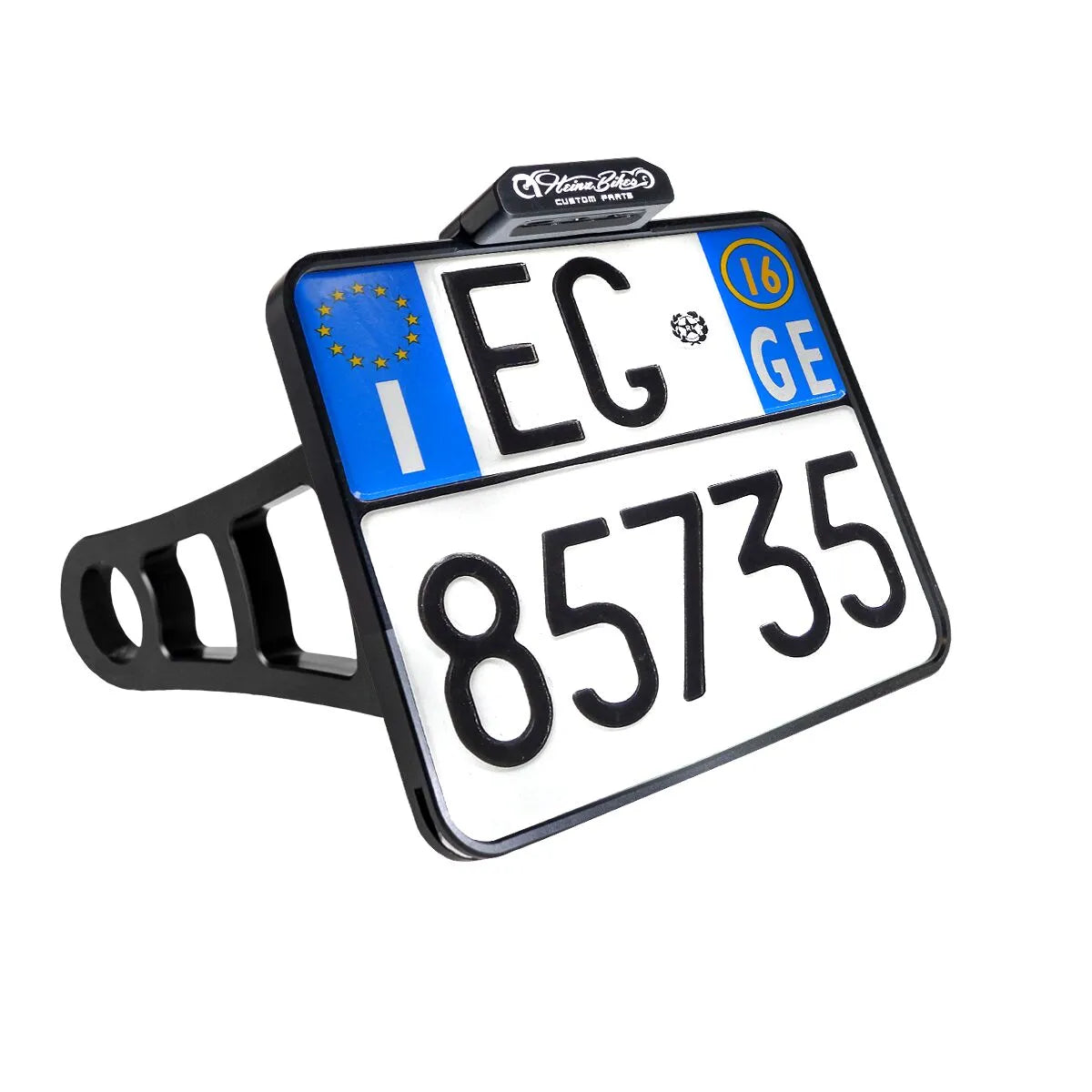 Heinz Bikes Side Mount License Plate Holder For Harley Davidson
