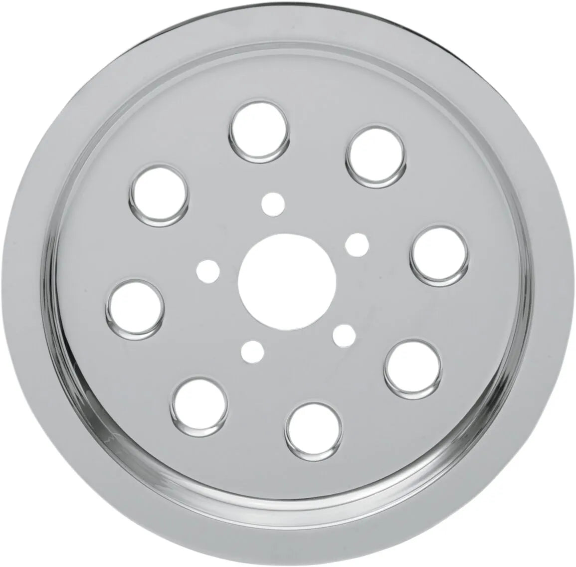 Drag Specialties Chrome Rear Pulley Insert