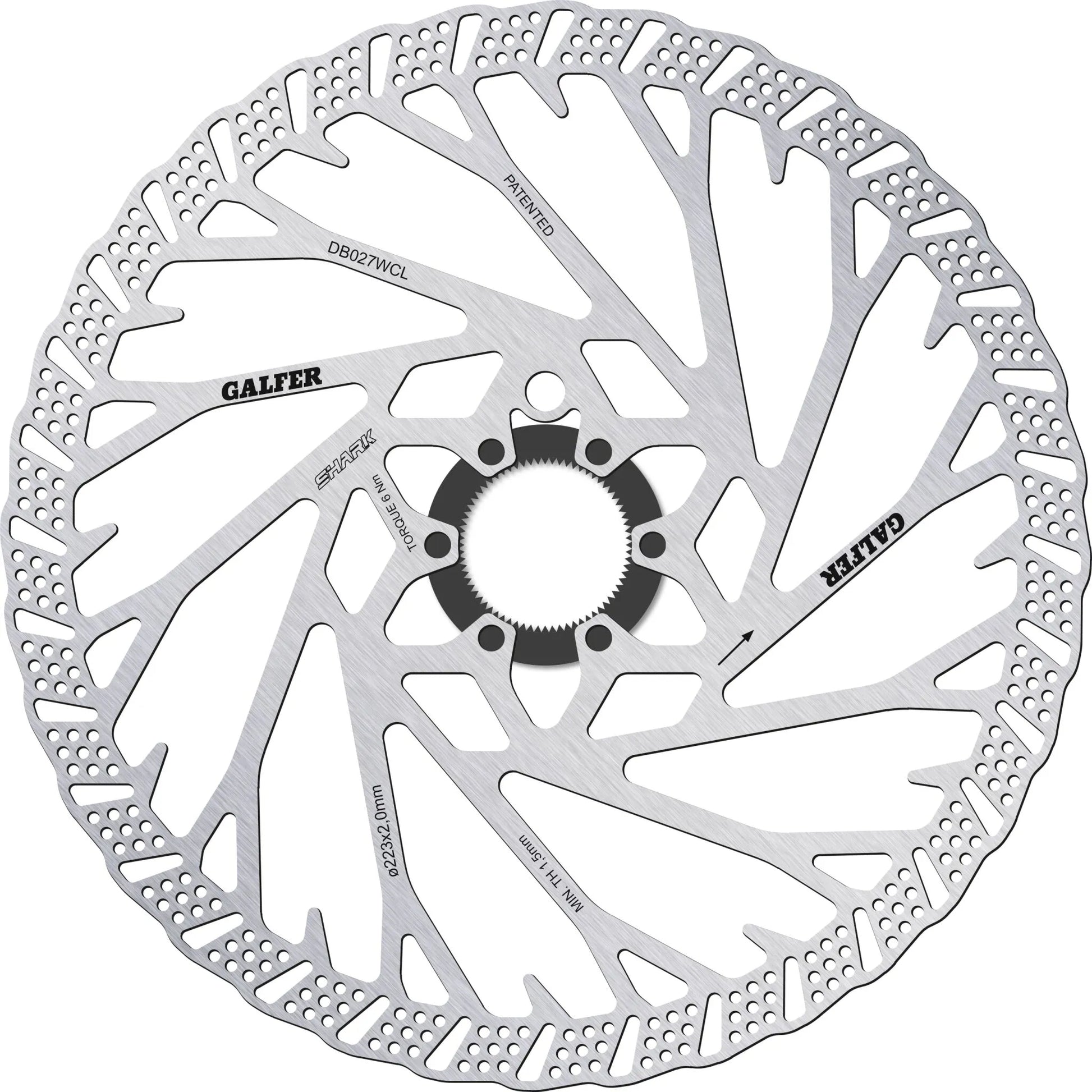 Galfer Shark Fixed Brake Disc for Center-Lock