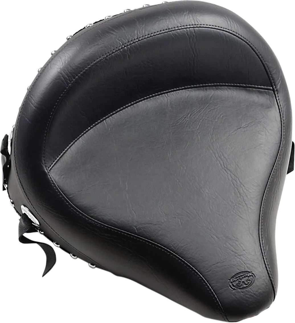 Mustang Wide Vintage Solo Seat - For Harley Davidson