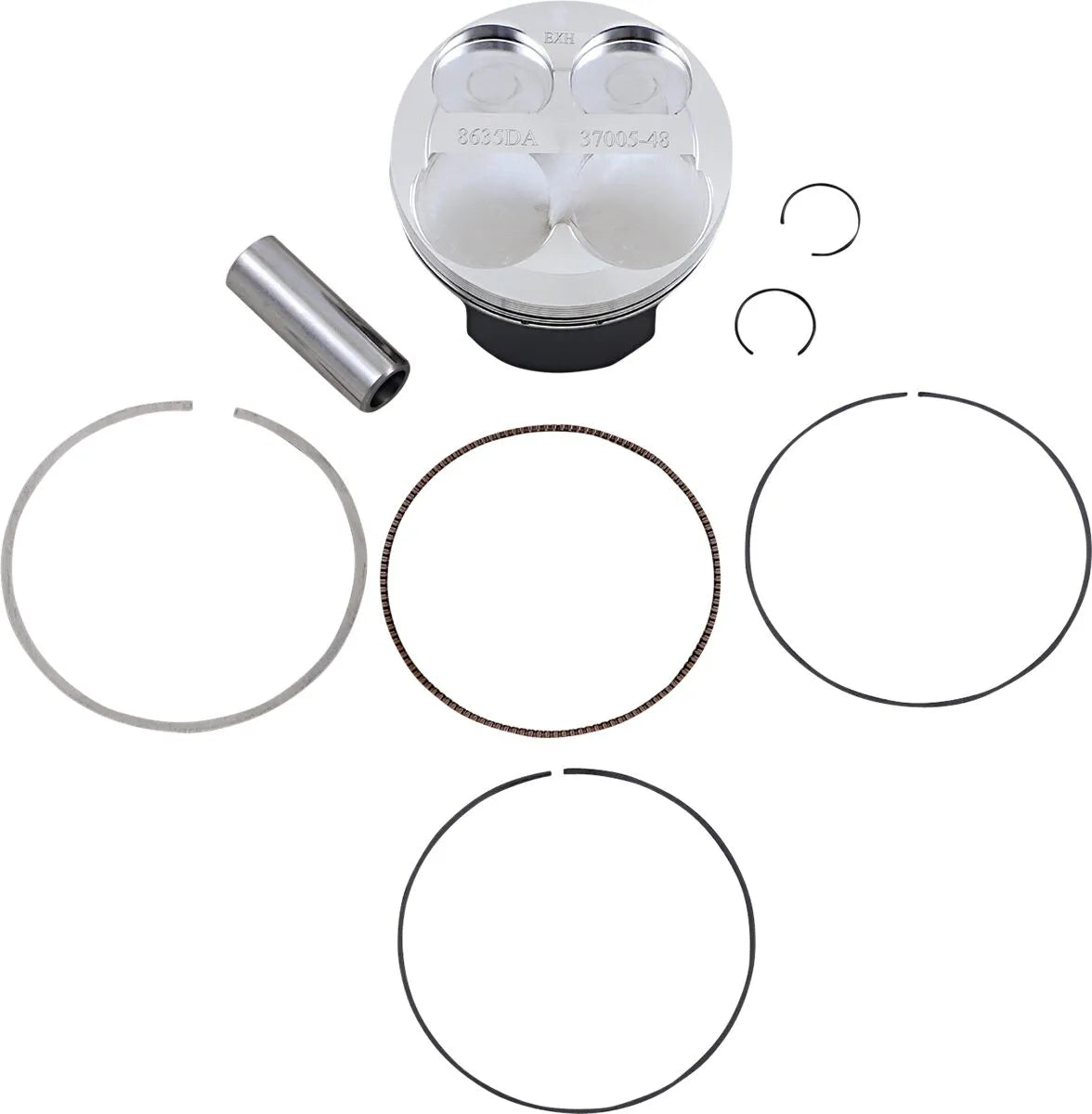 Wossner Piston Kit - 77.00mm Bore, 4-stroke