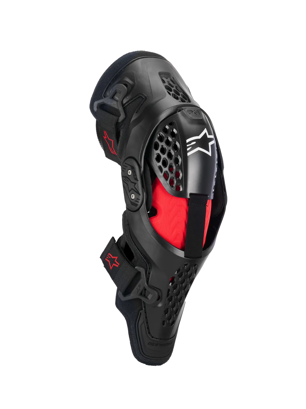 Alpinestars SX-1 Plasma Knee Guards Black Red Gray