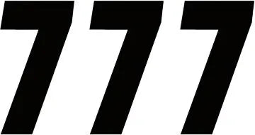 Factory Effex Number Stickers For Motorcycle Number Plates