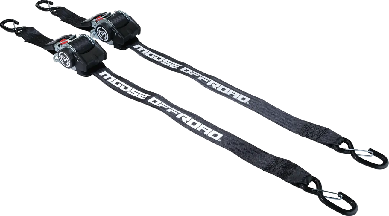 Moose Offroad Retractable Ratcheting Straps Kit