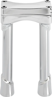 Biltwell Murdock O/s Risers - Chrome, 8 Inch