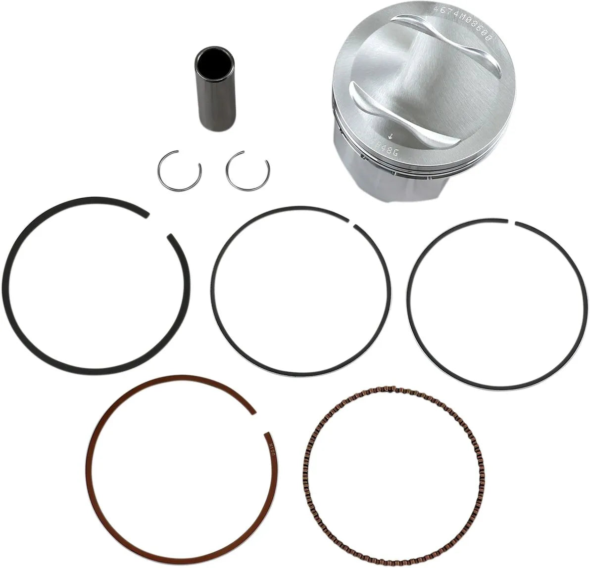 Wiseco Forged Piston Kit - 86.00mm Bore, 346cc 4-stroke