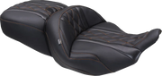 Mustang Deluxe Touring Seat - Enhanced Comfort - For Harley Davidson