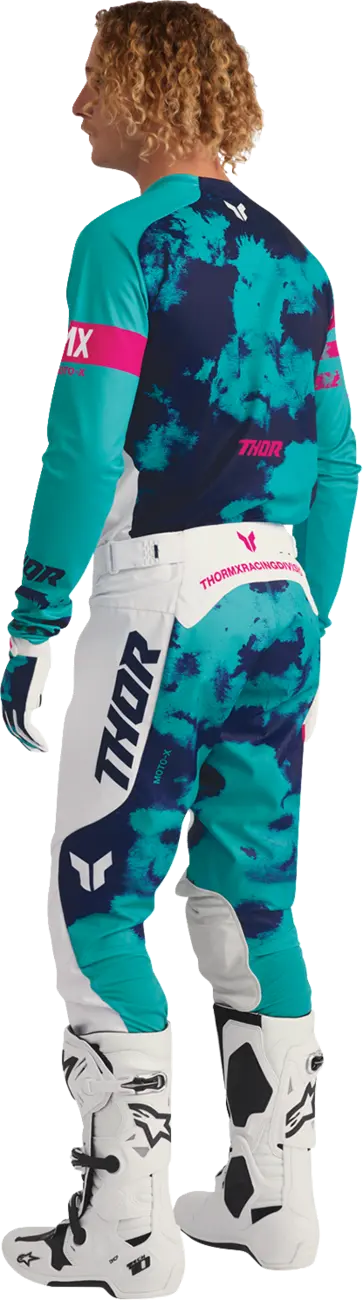 Thor Launchmode Bleach Pants - Blue/Pink/White/Aqua