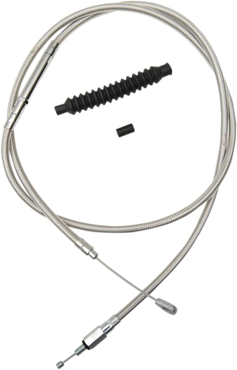 La Choppers Stainless Steel Braided Clutch Cable