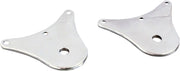 Rivco Products Flag Mount Bumper Plates - Chrome Aluminum