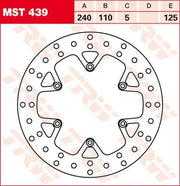 Trw Rund Fast Bremse Rotor 220-250mm - Bag