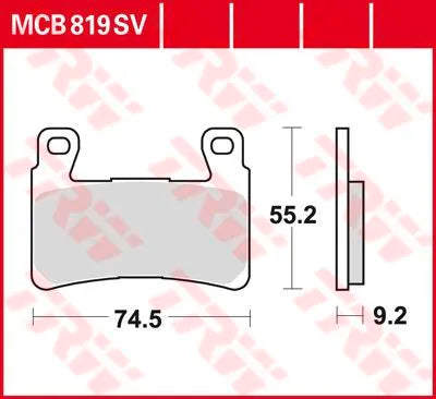 Trw Sv Series Sintered Brake Pads (Front) - Front