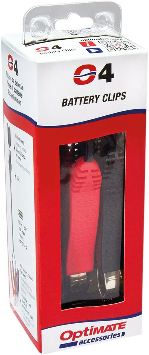 Tecmate Optimate Battery Clips - 10 Amp