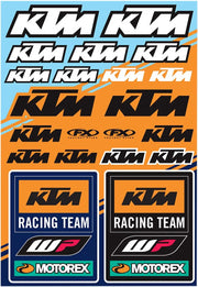 Factory Effex Ktm Racing Sticker Sheet