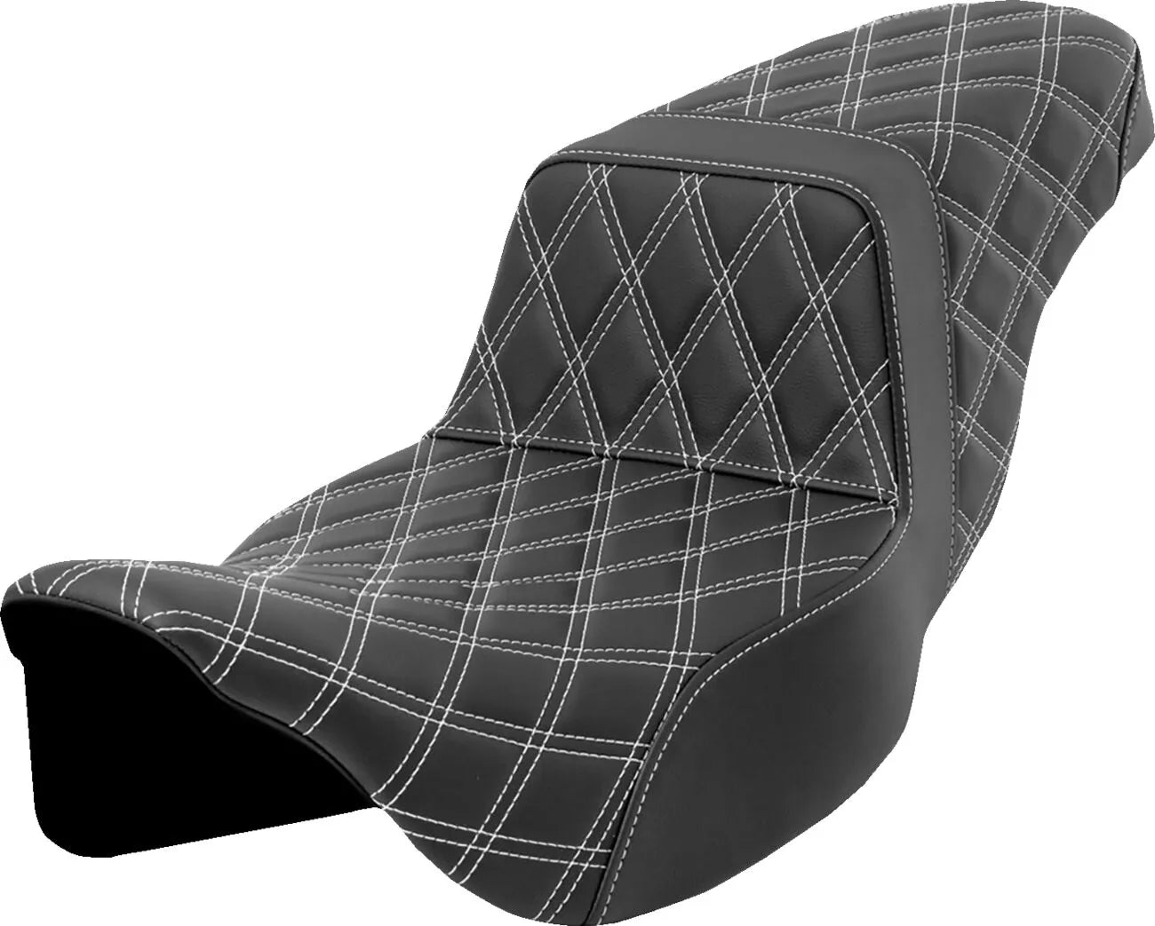 Saddlemen Lattice Stitch Step-up Seat - For Harley Davidson