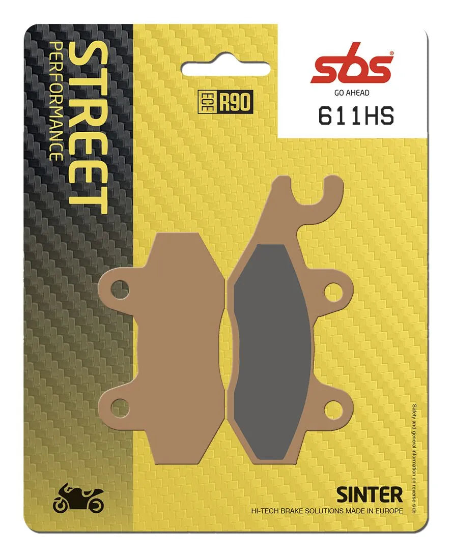 Sbs Hs Street Excel Sintered Bremseklodser - Foran & Bag
