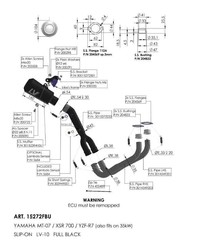 Leovince LV-10 Full Black Full-System Exhaust