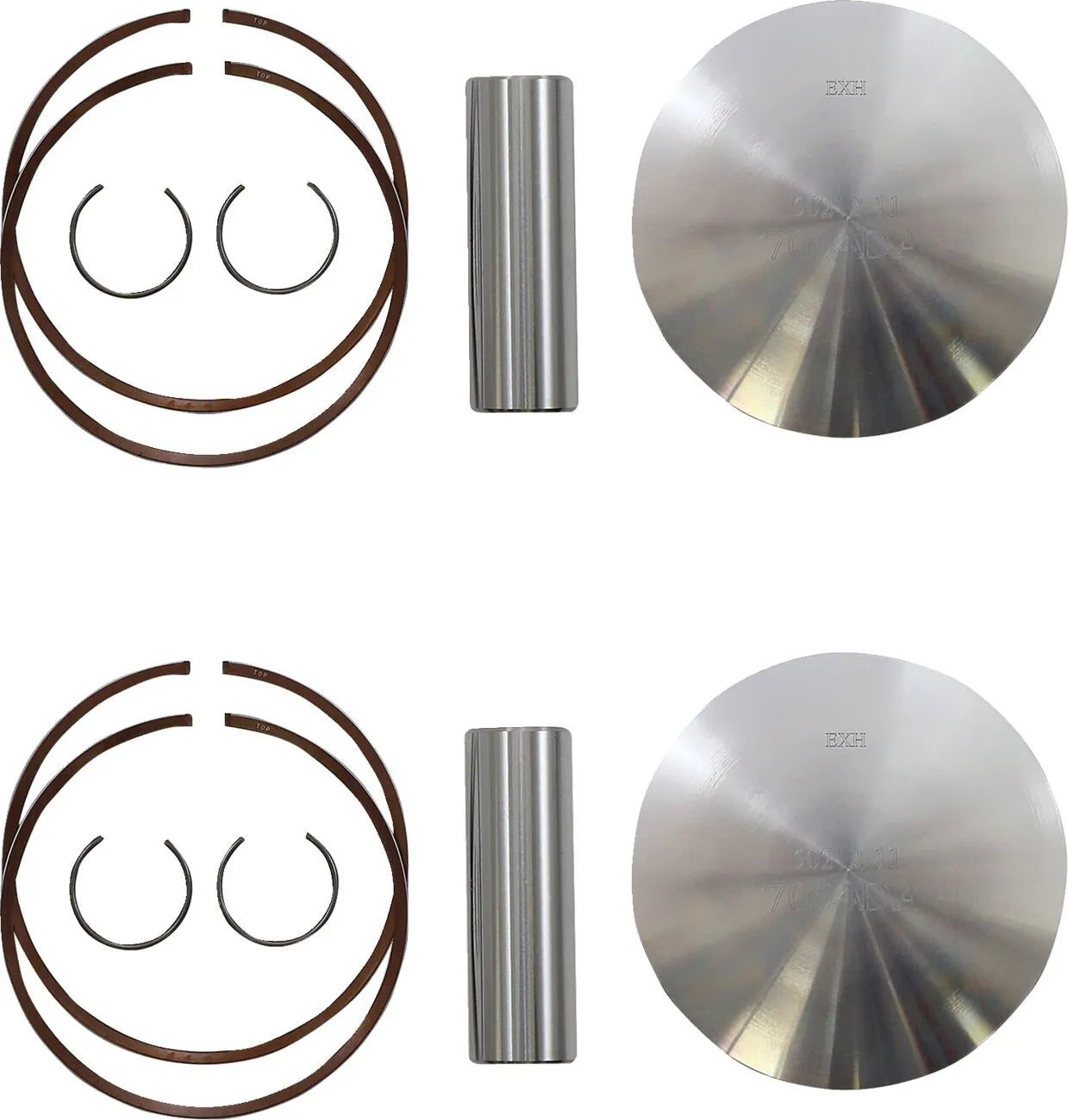 Wossner Piston Kit for 2-Stroke 73.80mm Bore