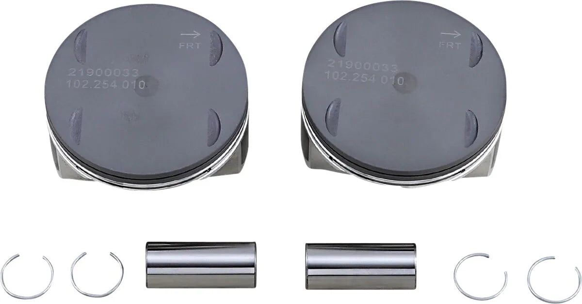 Drag Specialties Piston Kit for 114" Engines +0.010" Oversize