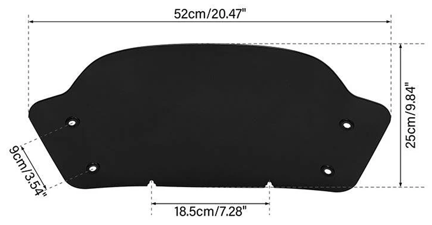 Zodiac Windshield for Batwing Fairings 2023 to Present