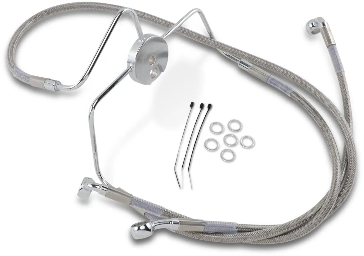 Drag Specialties Ekstra Lang Bremse Slange Kit Til Abs Modeller