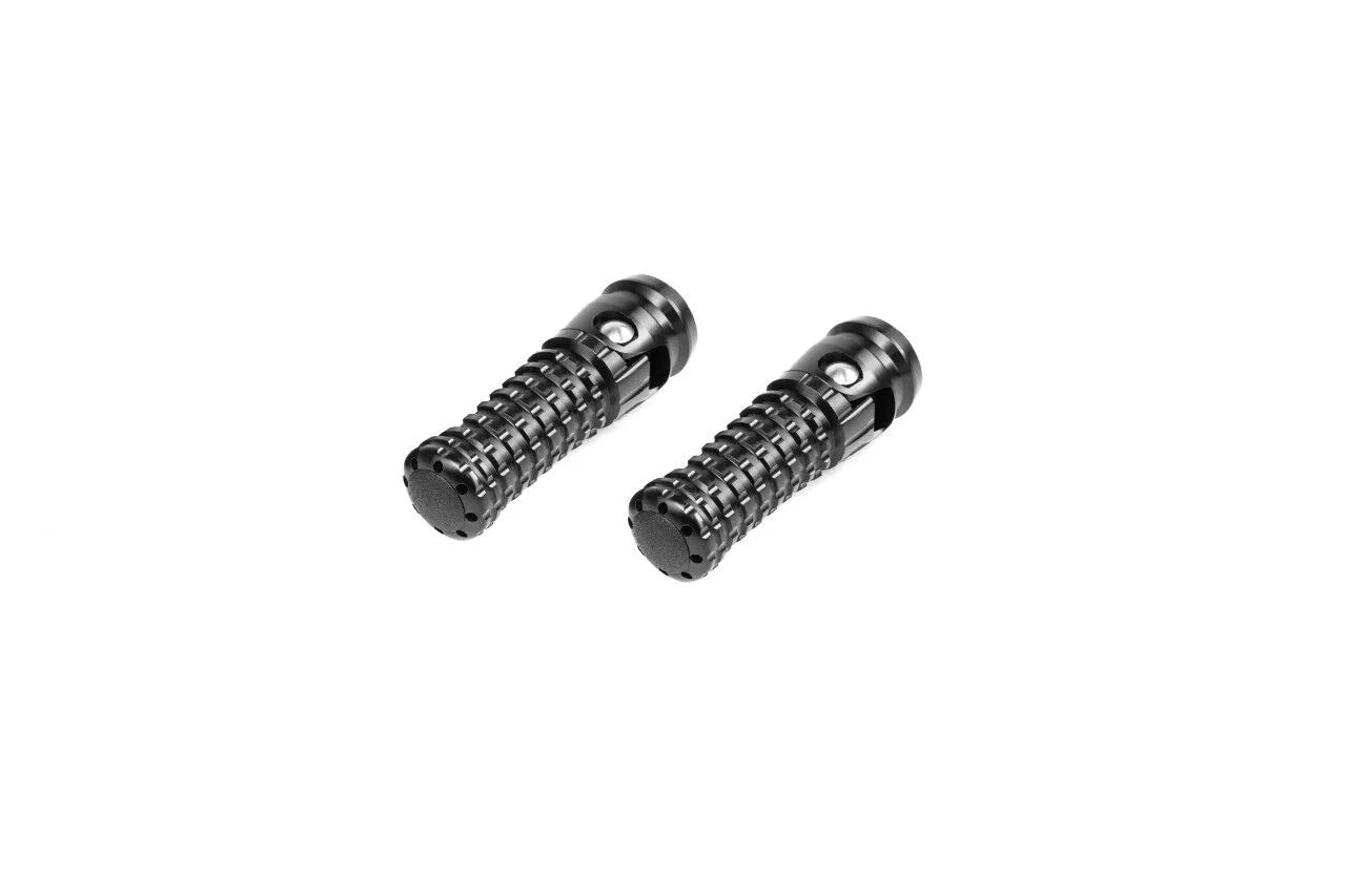 Gilles Tooling Footpeg - Black Steel, 80mm