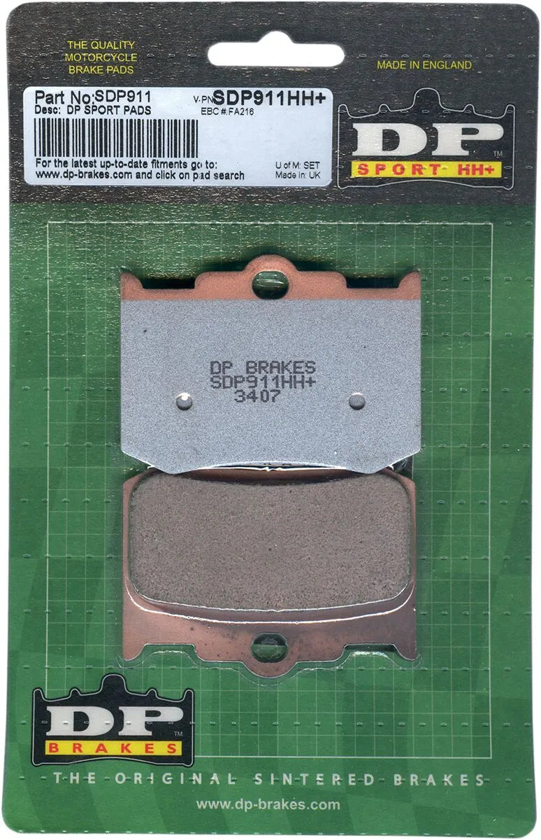 Dp Brakes Sdp911hh Sintered Metal Brake Pads - Front