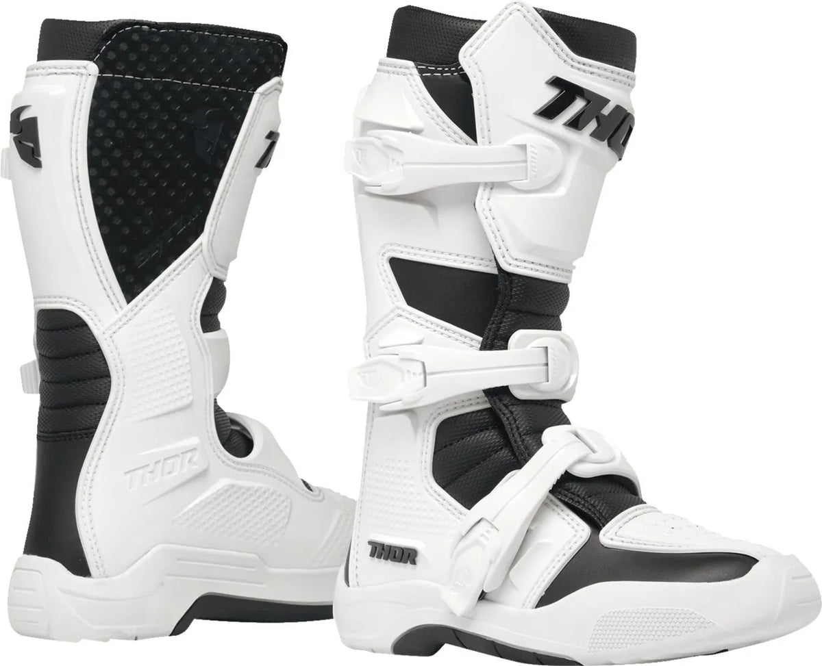 Thor Blitz XR Youth Boots White Black