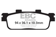 Ebc Sfa-hh Series Sintrede Scooter Bremseklodser - Foran & Bag