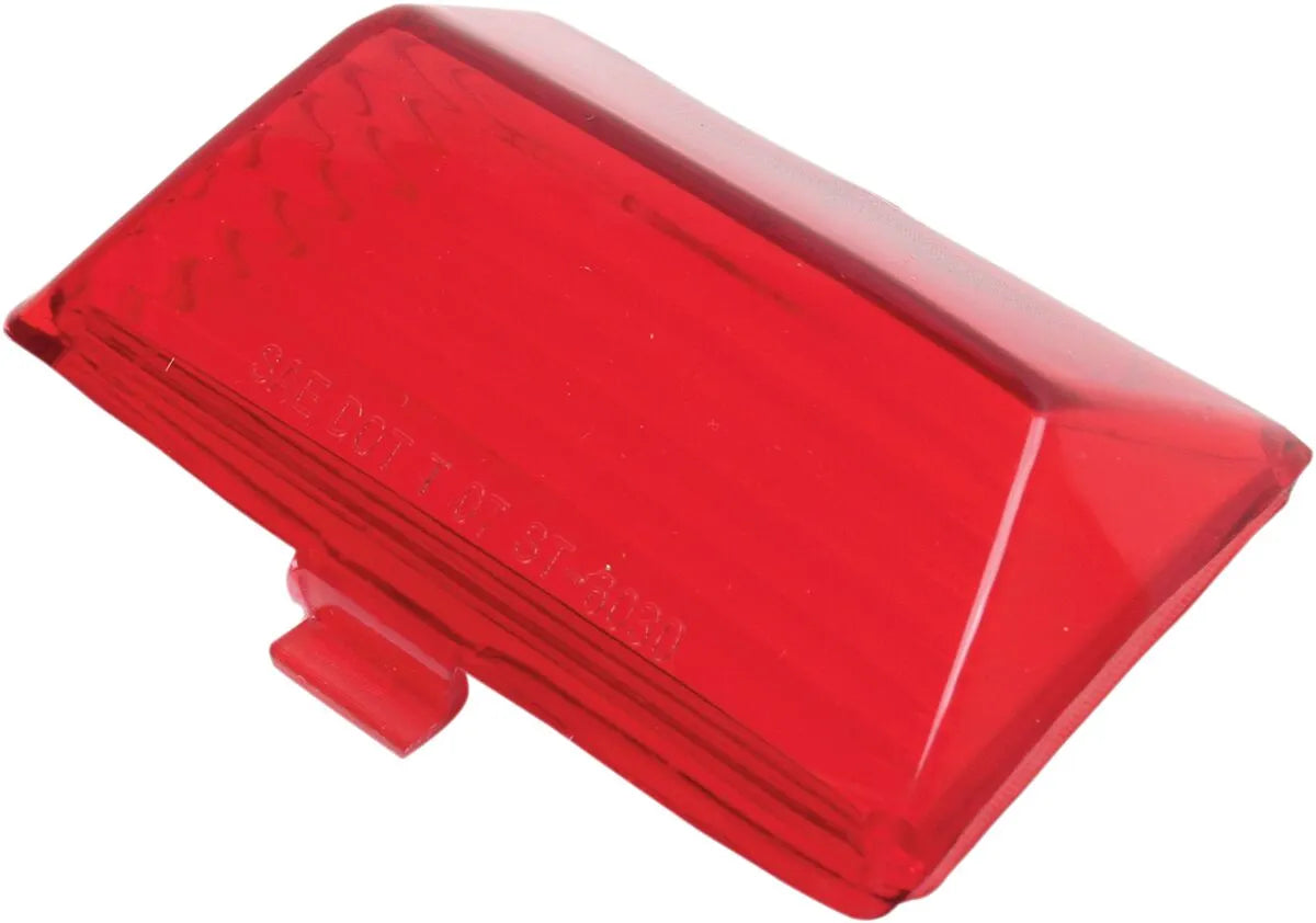 Drag Specialties Fender Tip Lens - Red Replacement