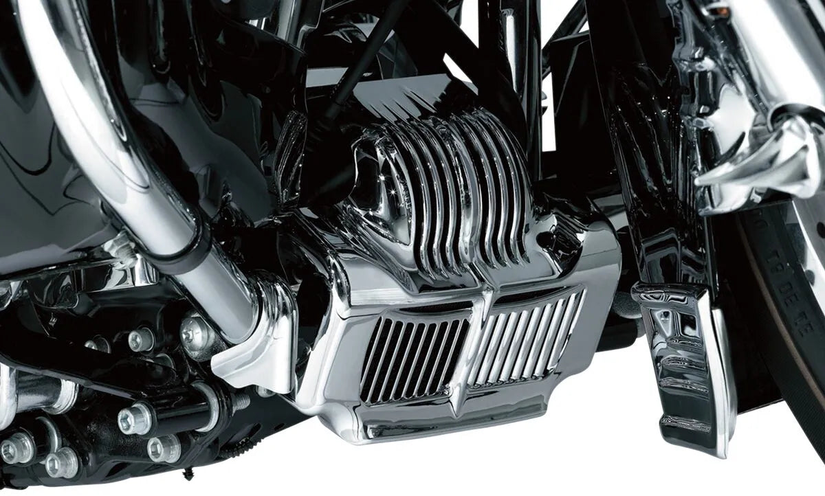 Kuryakyn Oil Cooler Cover In Chrome
