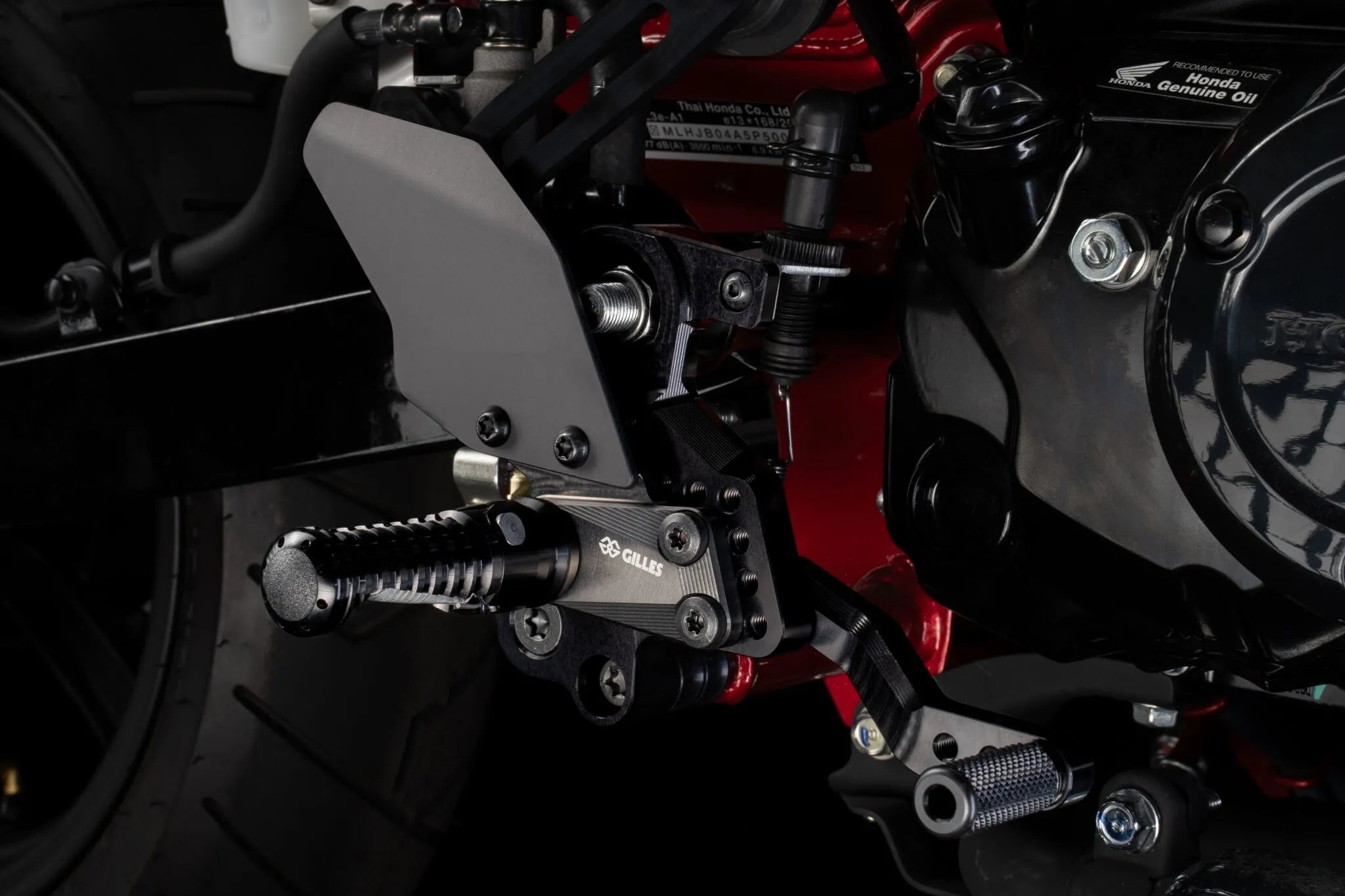 Gilles Tooling As31 Adjustable Rearset - Black