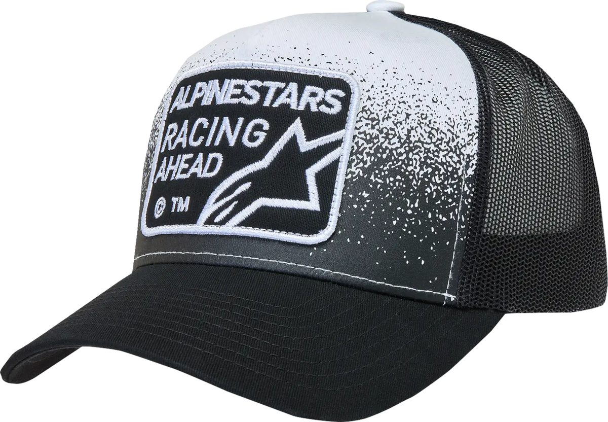 Alpinestars Gravel Trucker Hat Curved Bill Snapback Black/White