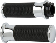 Arlen Ness Smooth Grips - Black/chrome