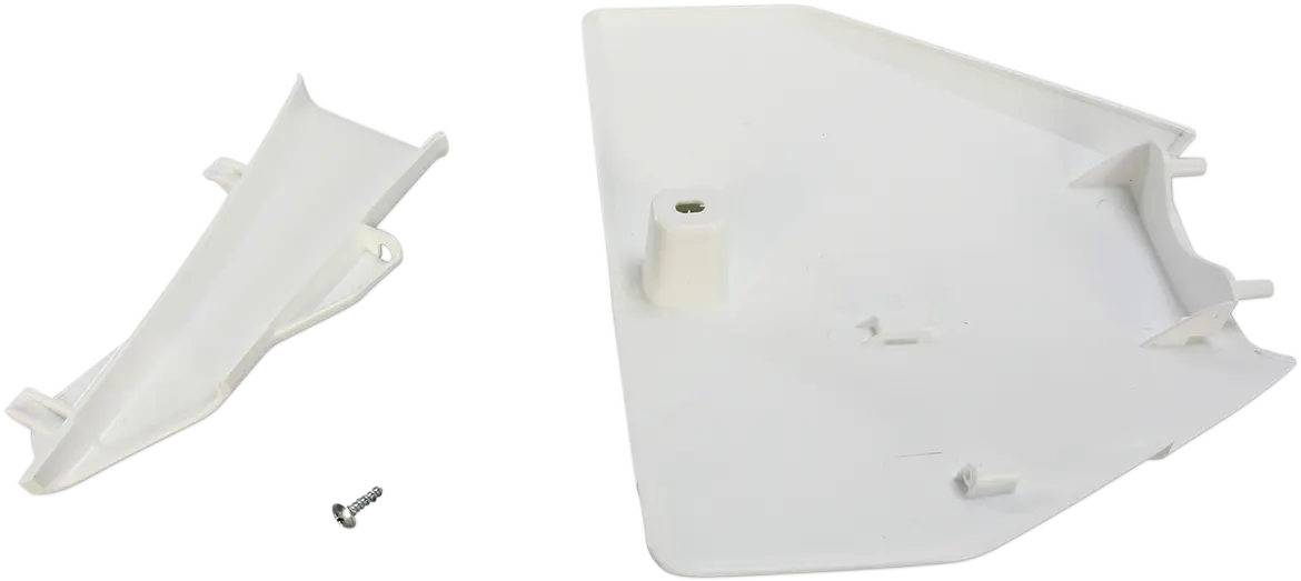 Ufo Front Number Plate For Motorcycle - White