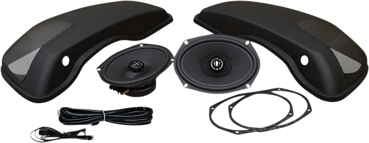Hogtunes Saddlebag Lid 6x9 Speaker Kit
