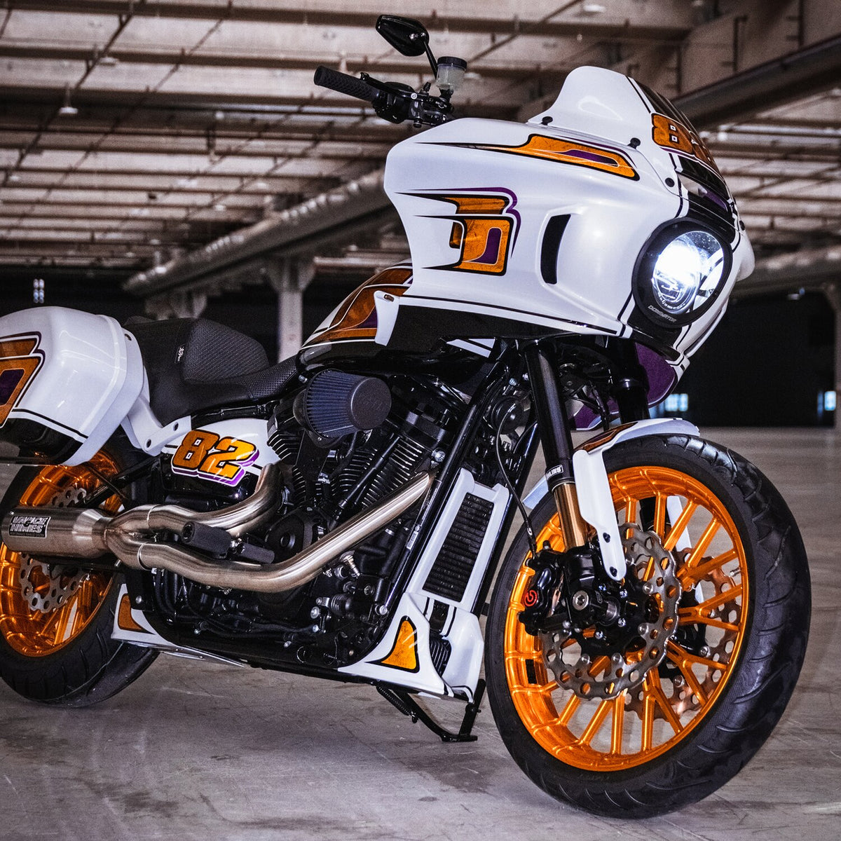 Dominator Motorcycles Dominator FXRT style headlamp lens kit