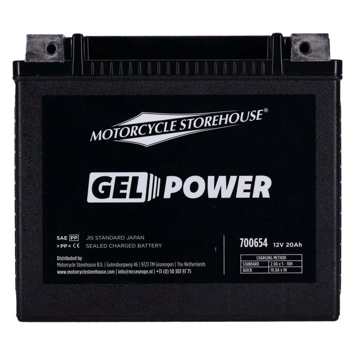 MCS Nano Series sealed GEL battery - 12V 20Ah 360cca