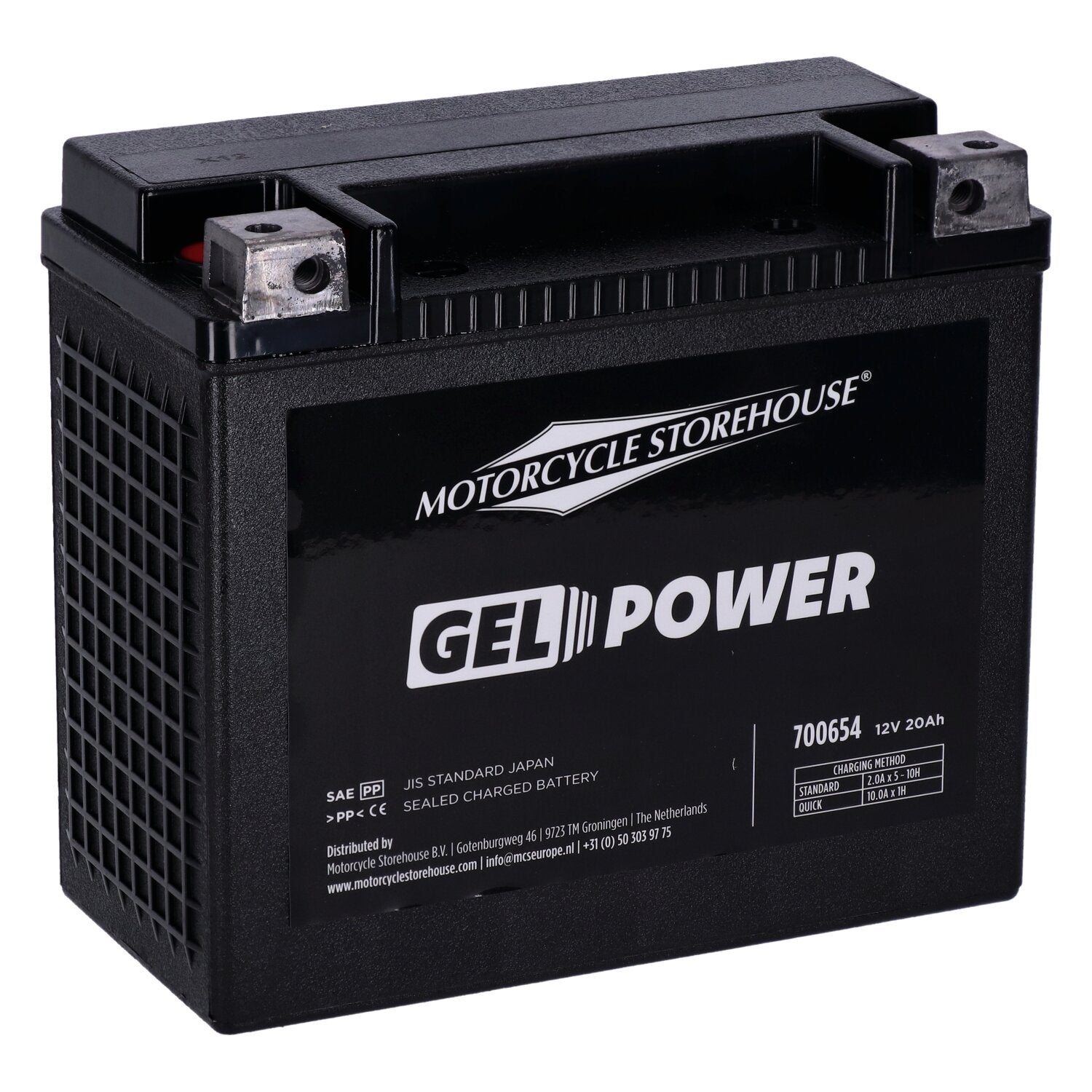 MCS Nano Series sealed GEL battery - 12V 20Ah 360cca