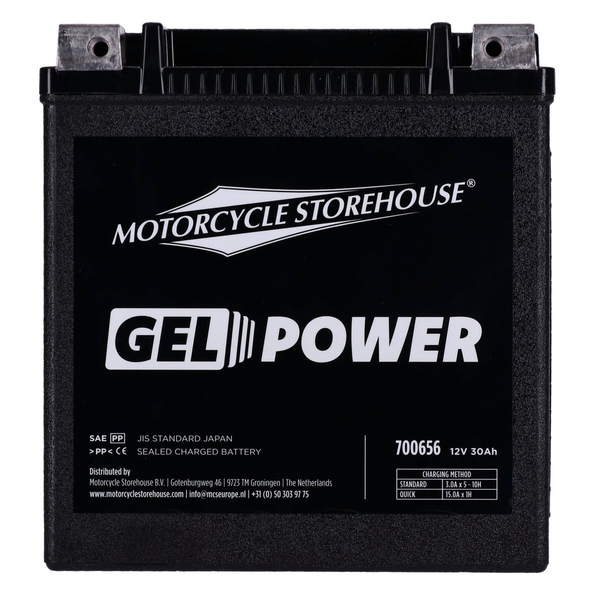 MCS Nano Series sealed GEL battery - 12V 30Ah 416CCA