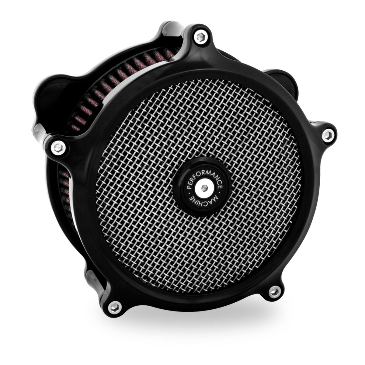 Performance Machine 'Super Gas Interchange' air cleaner kit - Black