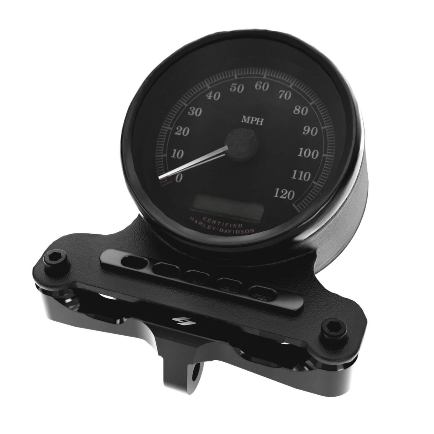 Kraus Adjustable H-D Gauge Mount - Black