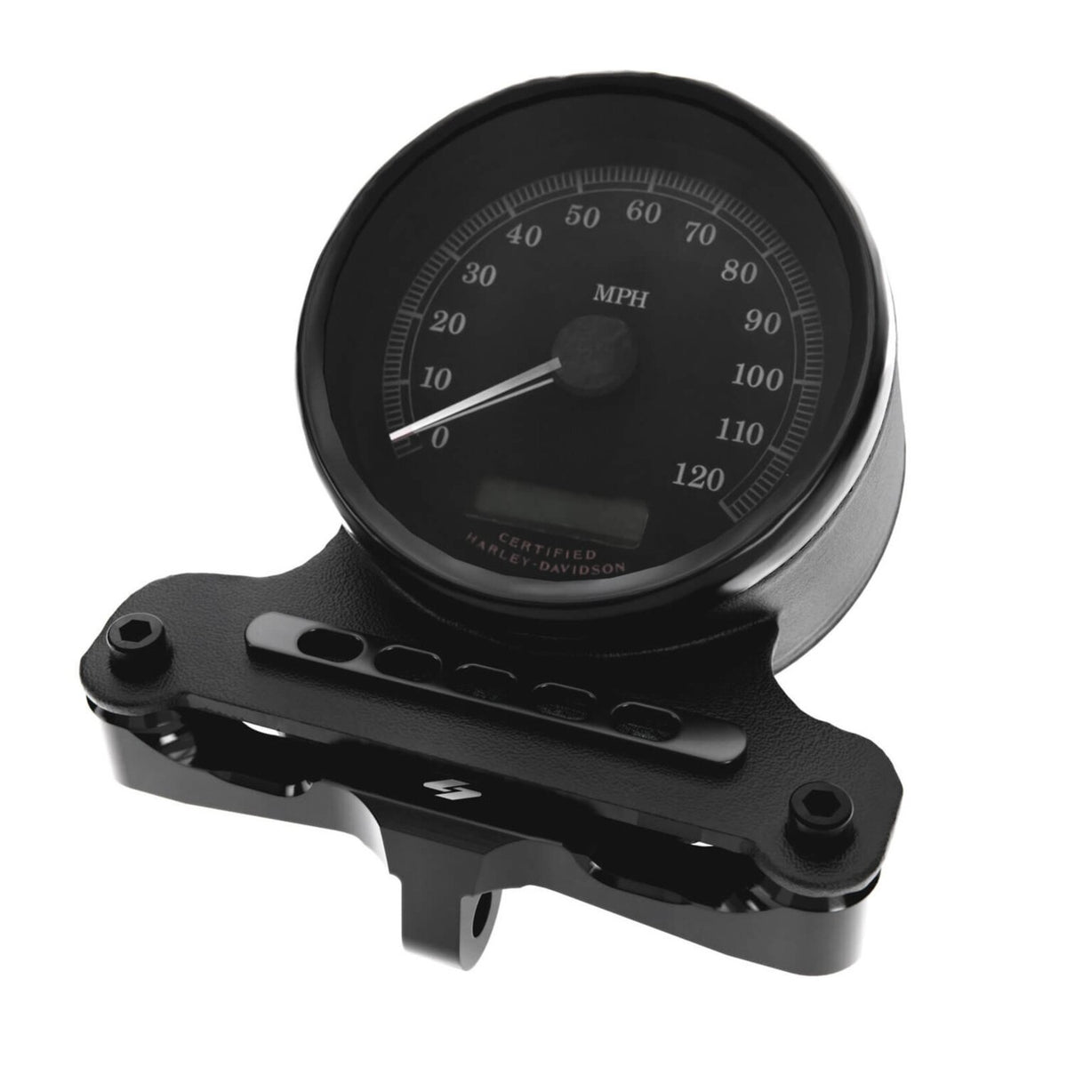 Kraus Adjustable H-D Gauge Mount - Black