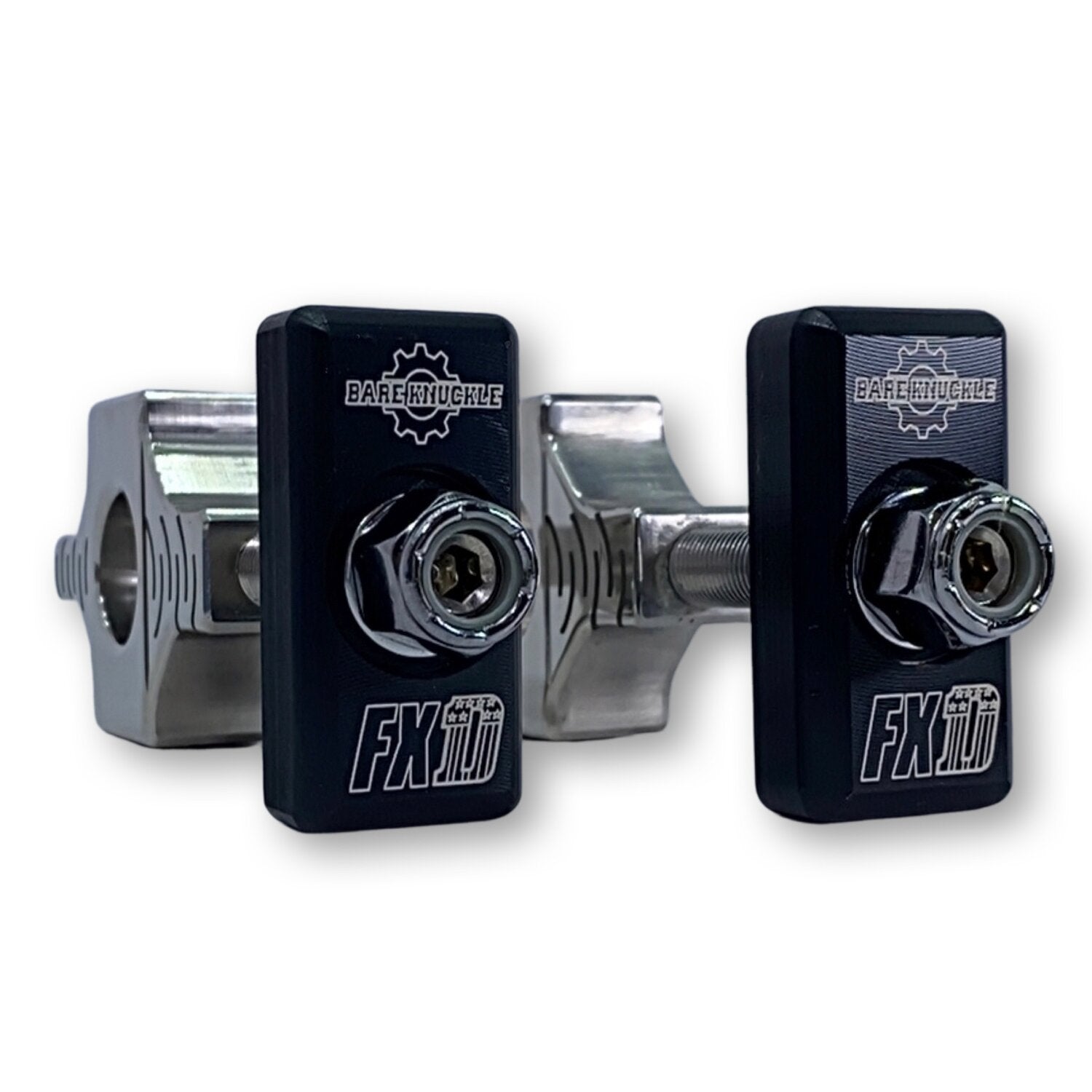 Bare Knuckle Performance axle adjuster kit - FXD logo