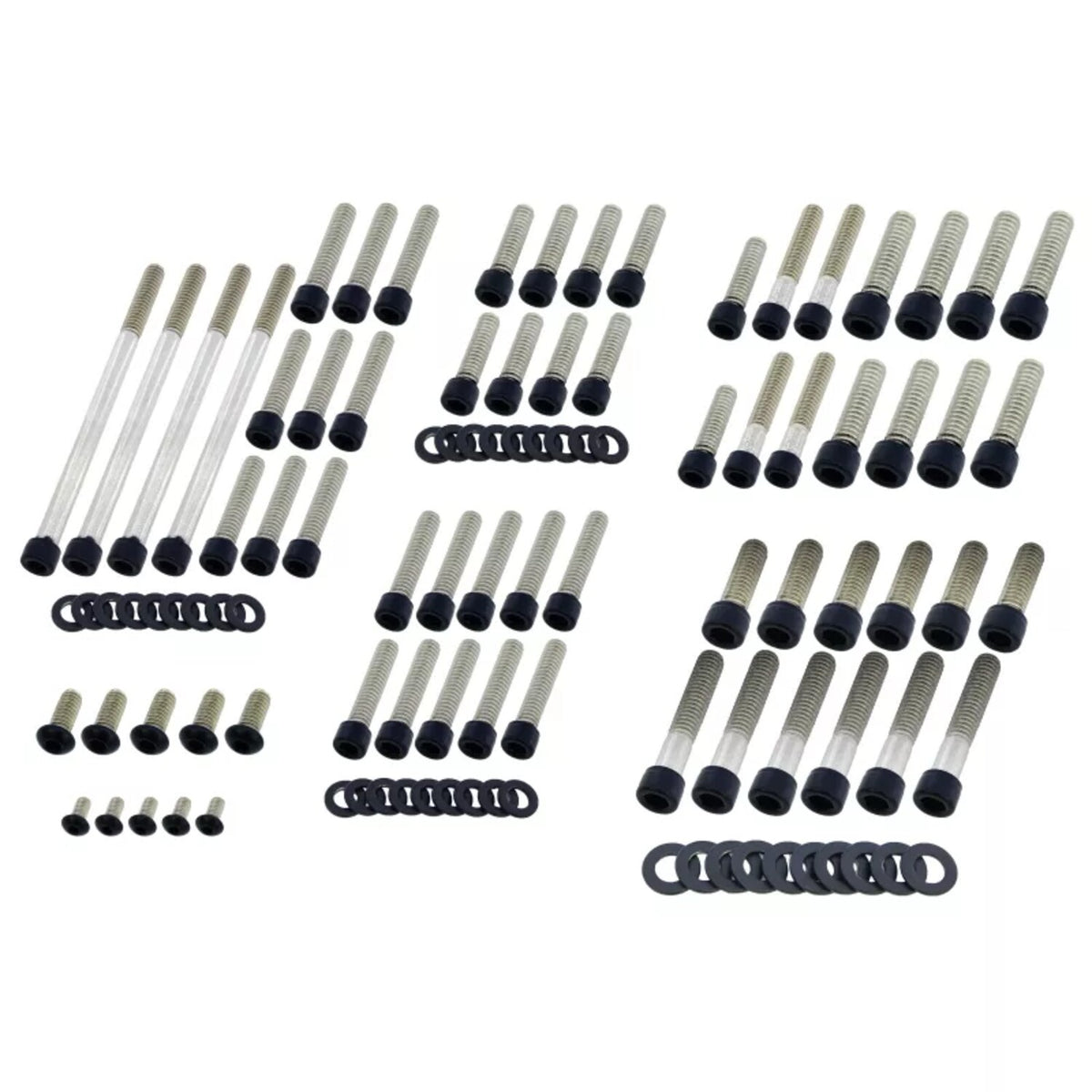 Screws4bikes engine bolt kit - Matte black