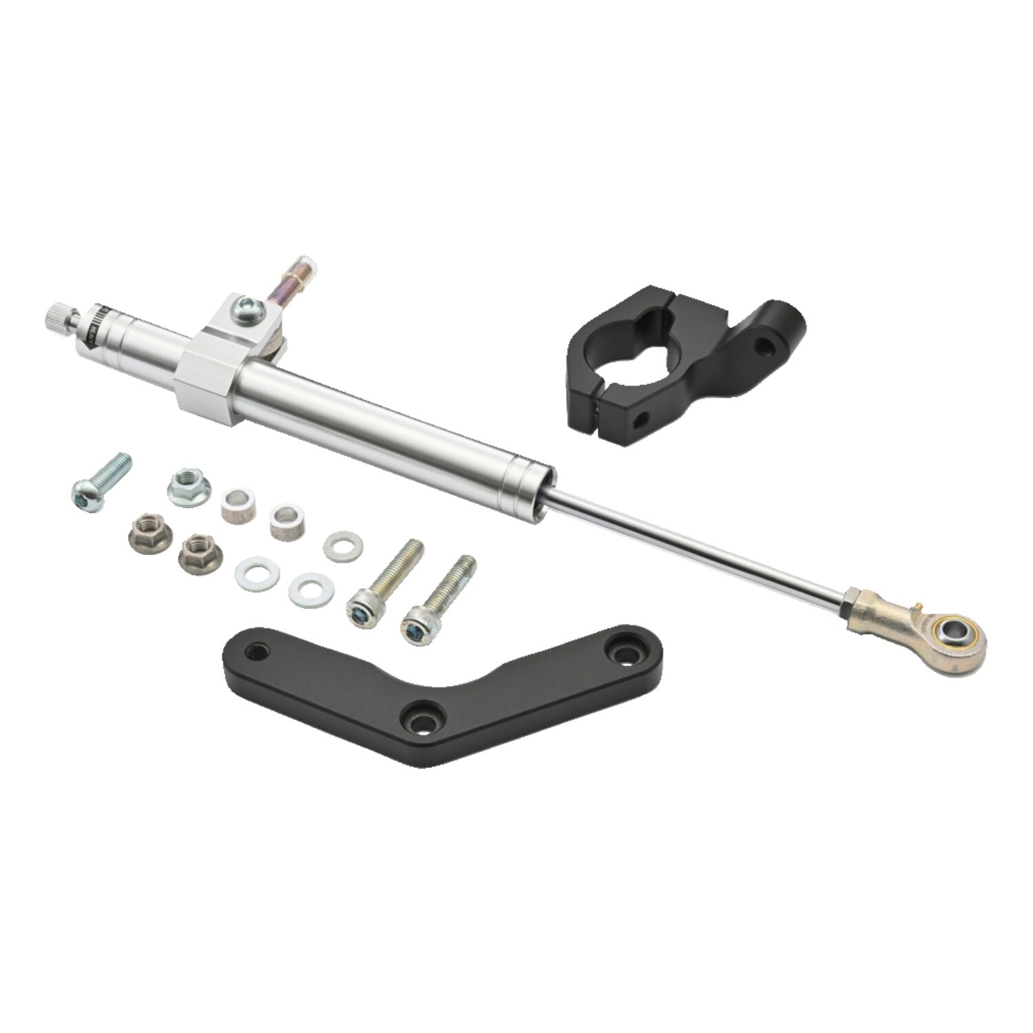 Daytona steering damper kit - Silver