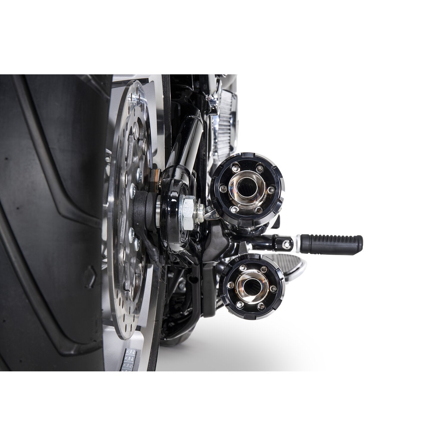 Zard 'Overlapped' 2-2 slip-on mufflers - Satin
